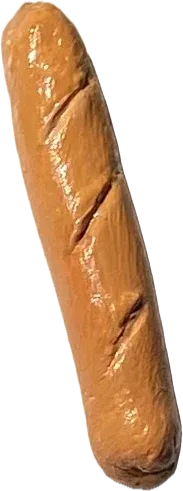 Clay baguette magnet